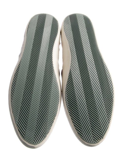 Coclico Leather Colorblock Pattern Slingback Flats