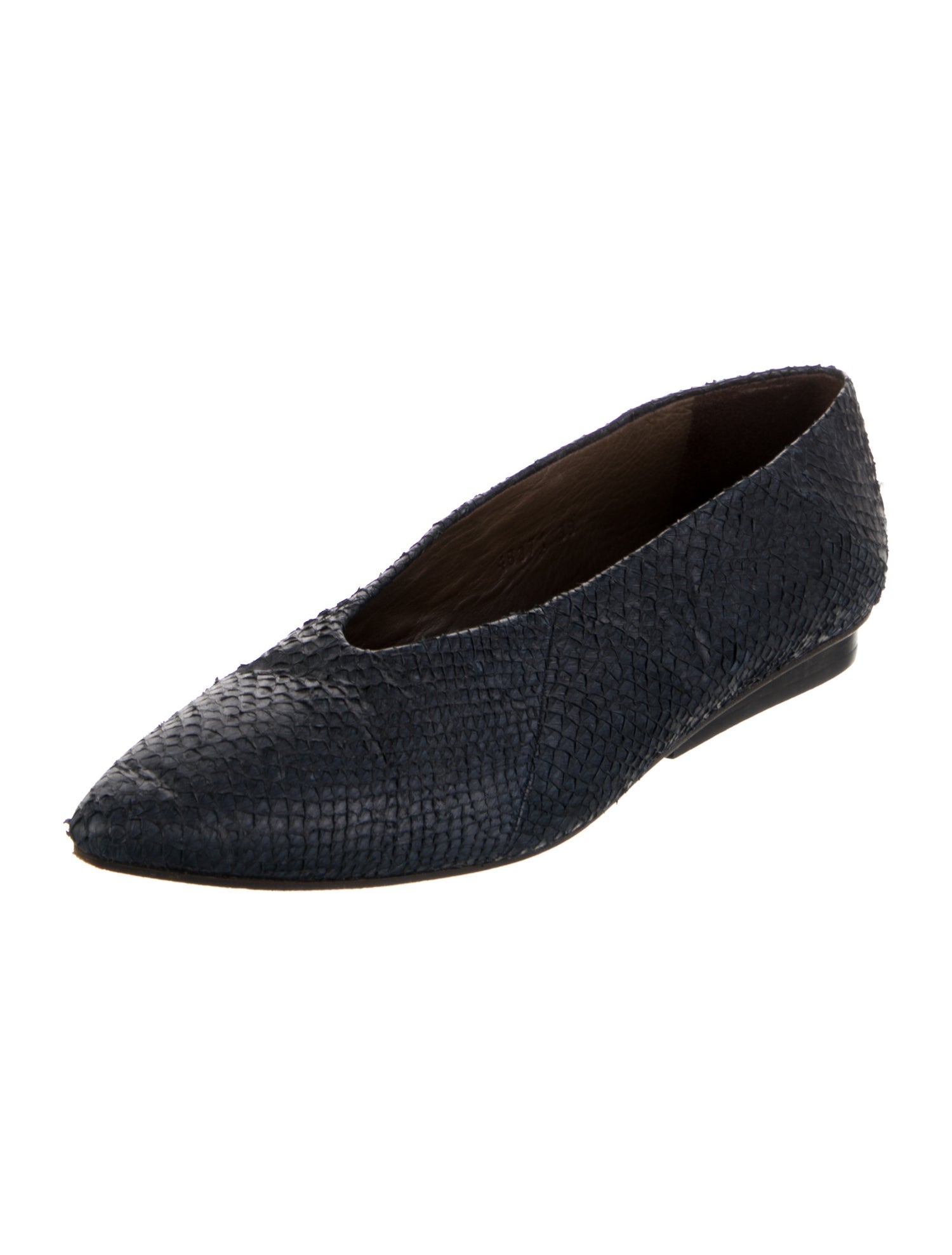 Coclico Leather Animal Print Ballet Flats