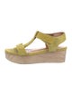 Coclico Suede T-Strap Sandals