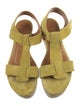 Coclico Suede T-Strap Sandals