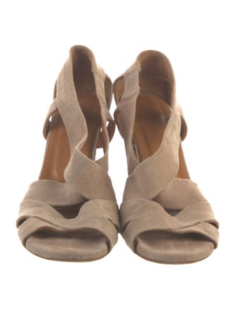 Coclico Suede Cutout Accent Slingback Sandals