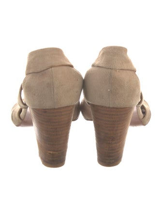 Coclico Suede Cutout Accent Slingback Sandals