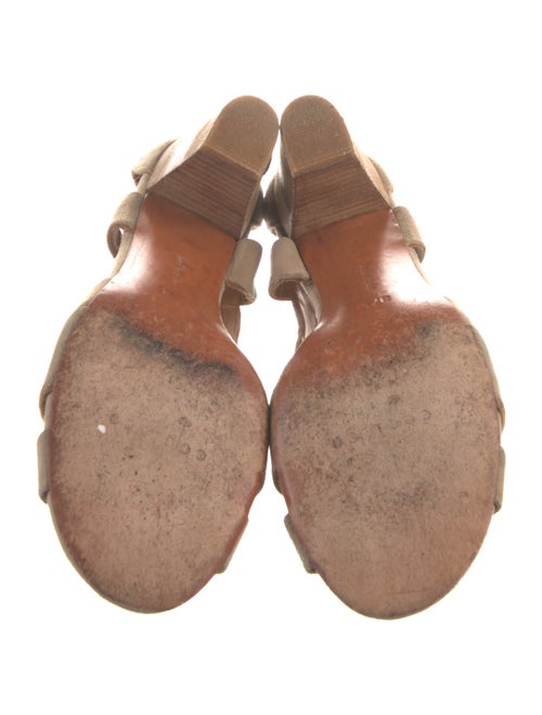 Coclico Suede Cutout Accent Slingback Sandals