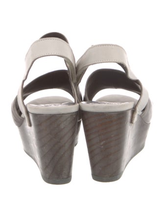 Coclico Suede Colorblock Pattern Slingback Sandals