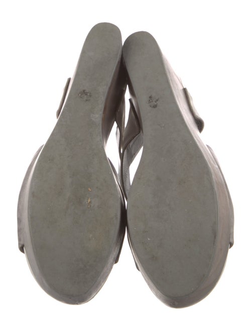 Coclico Suede Colorblock Pattern Slingback Sandals