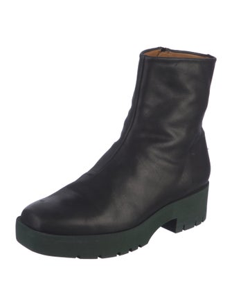 Coclico Leather Faux Fur Trim Boots