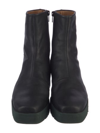 Coclico Leather Faux Fur Trim Boots