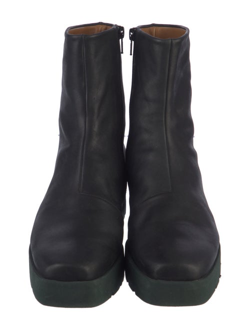 Coclico Leather Faux Fur Trim Boots