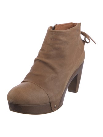 Coclico Leather Colorblock Pattern Boots