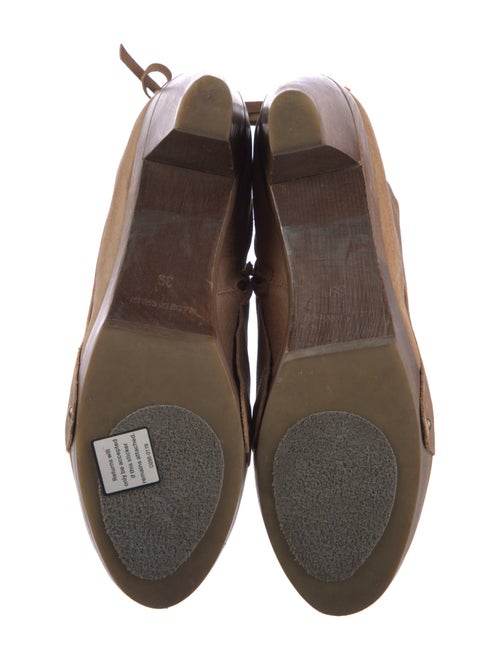 Coclico Leather Colorblock Pattern Boots