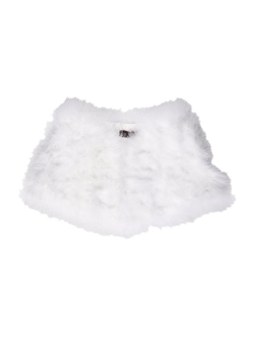 Annabelle Feather Shrug White