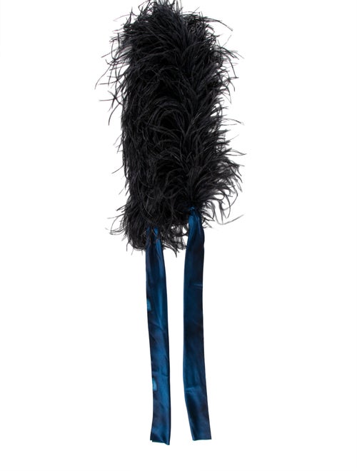 Annabelle Feather Boa Blue