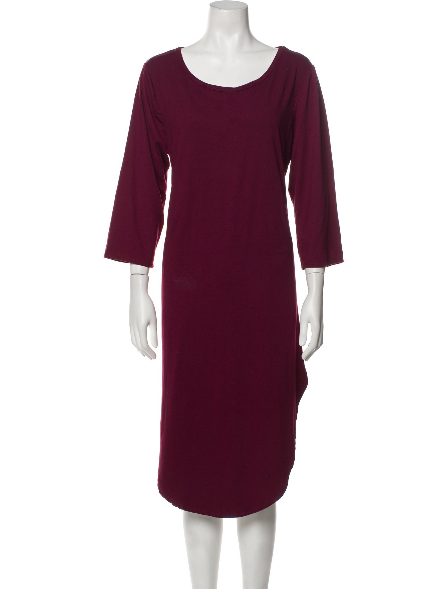 Annabelle Scoop Neck Midi Length Dress