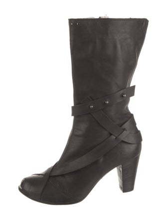 OXS Leather Moto Boots