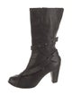 OXS Leather Moto Boots