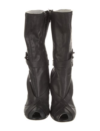 OXS Leather Moto Boots