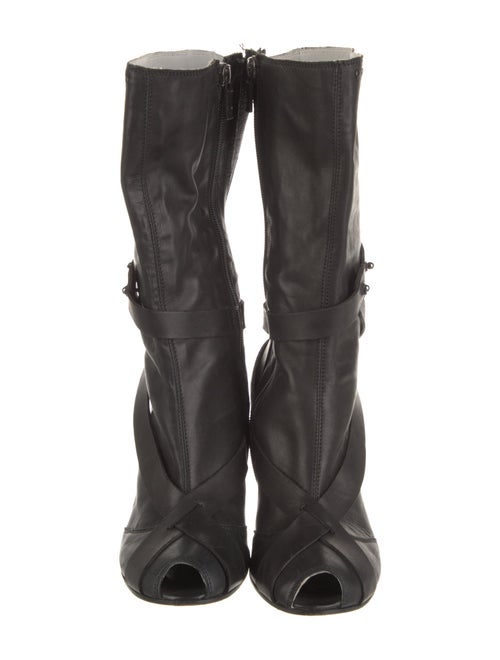 OXS Leather Moto Boots