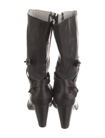 OXS Leather Moto Boots