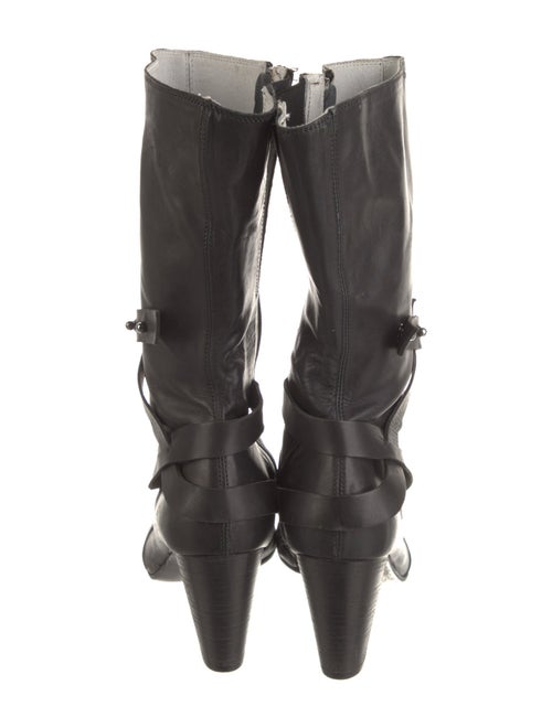 OXS Leather Moto Boots