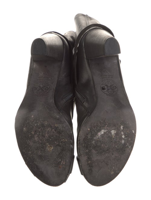 OXS Leather Moto Boots