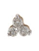 Adina Reyter 14K Diamond Three-Stone Single Stud Earring