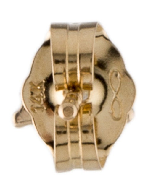 Adina Reyter 14K Diamond Three-Stone Single Stud Earring