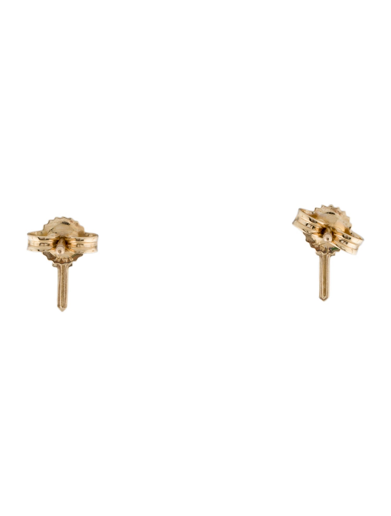 Adina Reyter 14K Diamond Super Tiny Key Stud Earrings