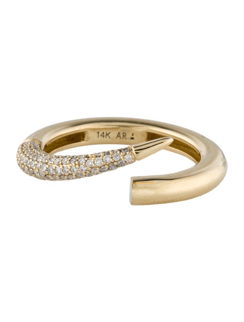 Adina Reyter 14K Diamond Thorn Chunky Wrap Ring