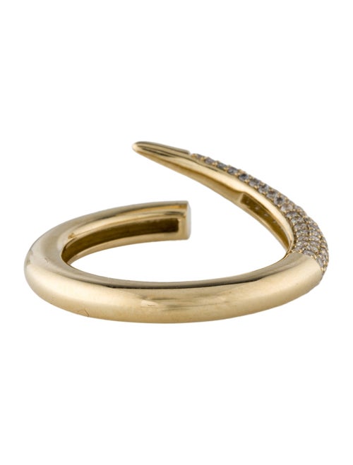 Adina Reyter 14K Diamond Thorn Chunky Wrap Ring