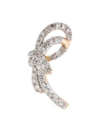 Adina Reyter 14K Diamond 'Forget Me Knot' Single Stud Earring