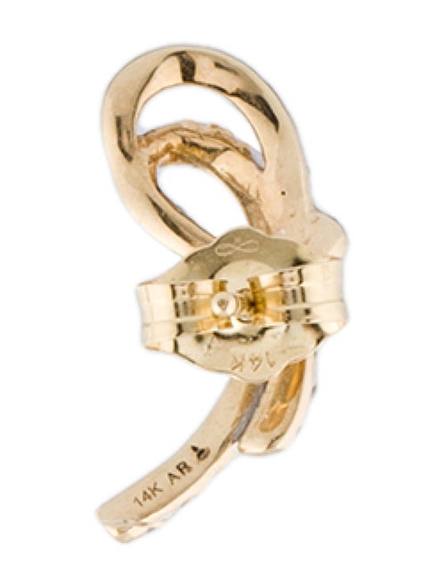 Adina Reyter 14K Diamond 'Forget Me Knot' Single Stud Earring