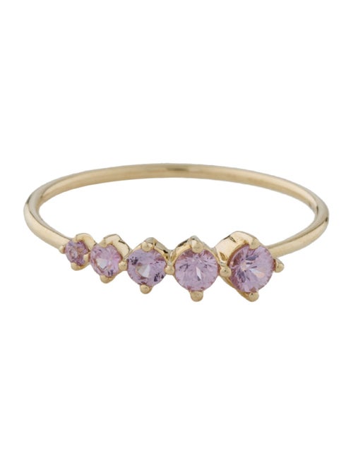 Adina Reyter 14K Graduated Sapphire Stacking Ring