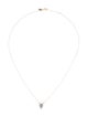 Adina Reyter Diamond Solid Pave Teardrop Pendant Necklace