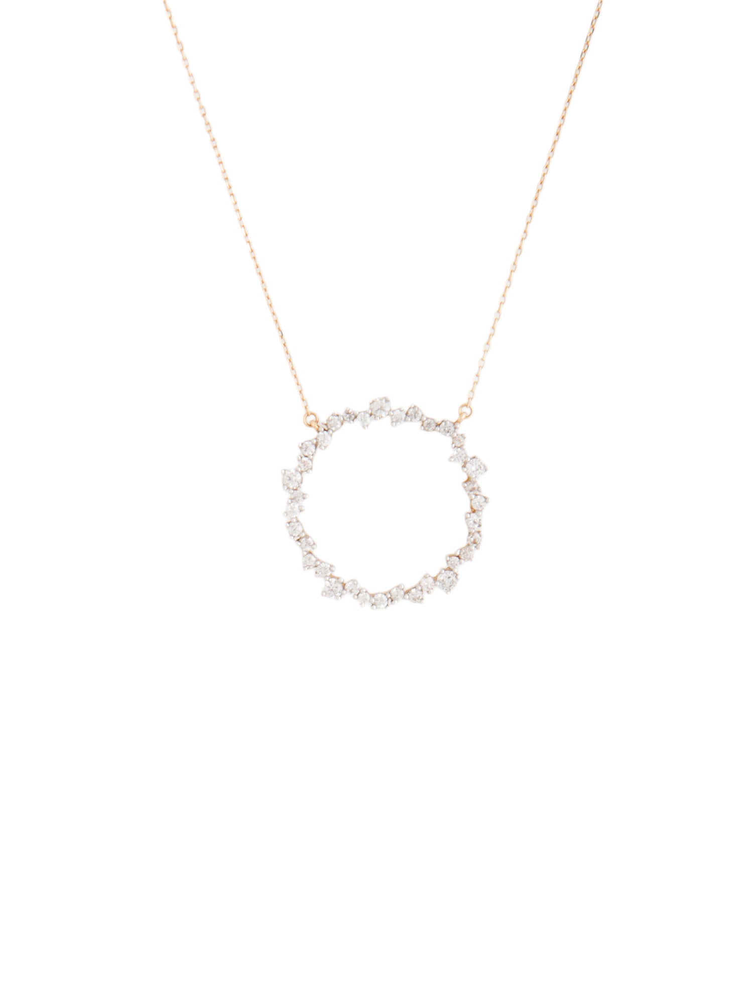 Adina Reyter 14K Diamond Scattered Pendant Necklace