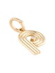Adina Reyter 14K Diamond Initial 'P' Groovy Pendant