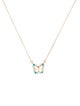 Adina Reyter 14K Turquoise & Diamond Butterfly Pendant Necklace