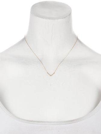 Adina Reyter 14K Diamond Pave V Pendant Necklace