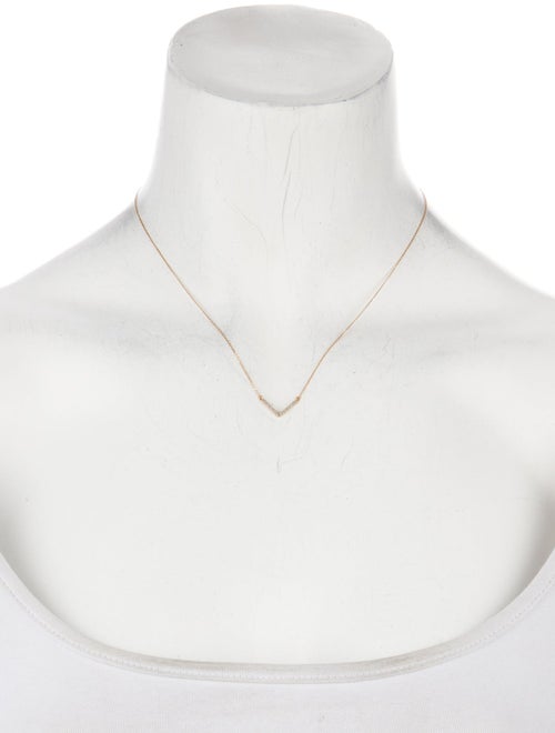 Adina Reyter 14K Diamond Pave V Pendant Necklace