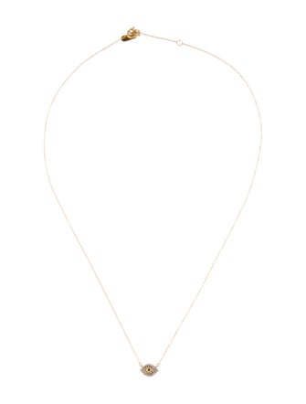 Adina Reyter 14K Diamond Evil Eye Pendant Necklace