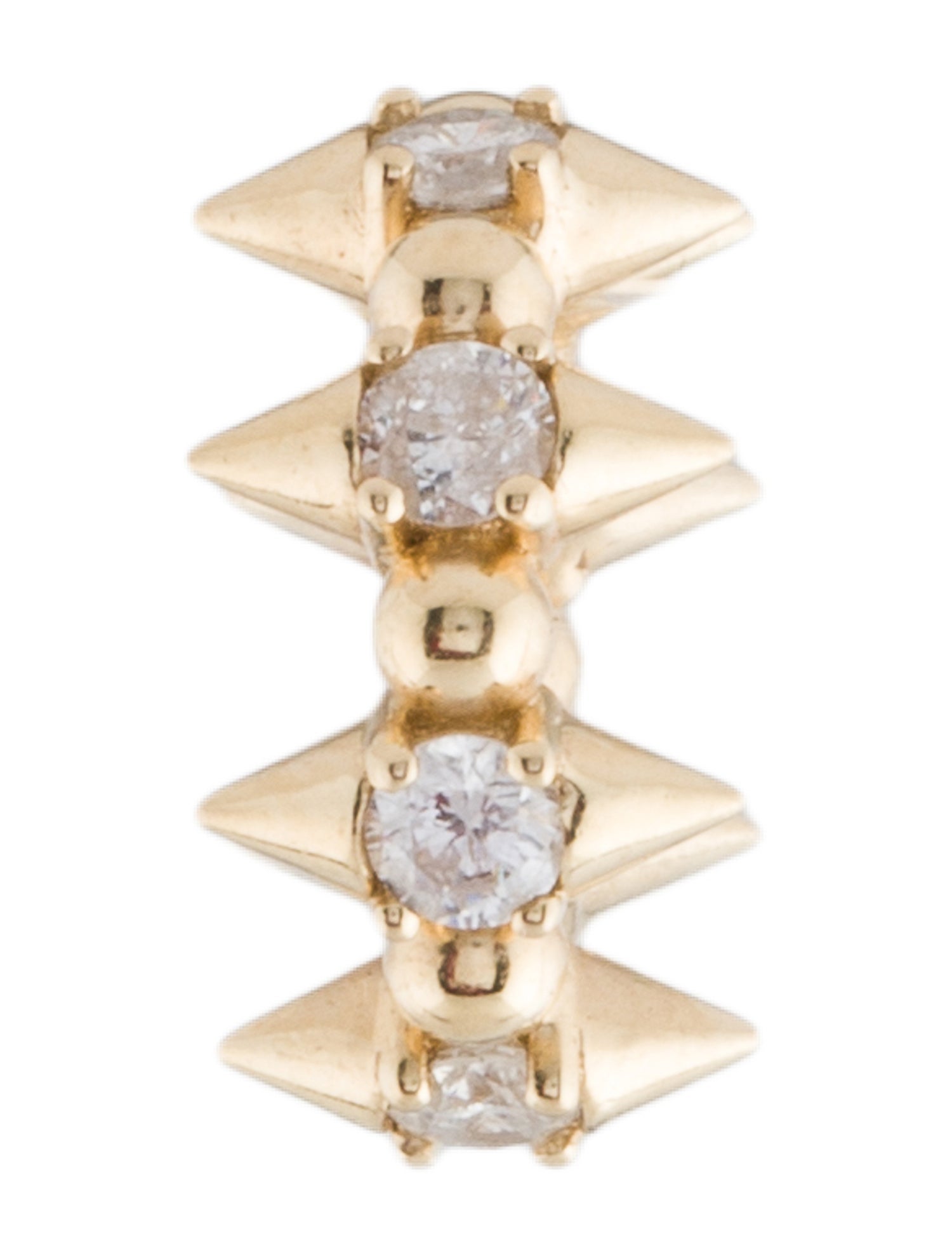 Adina Reyter 14K Diamond Spike Ear Cuff