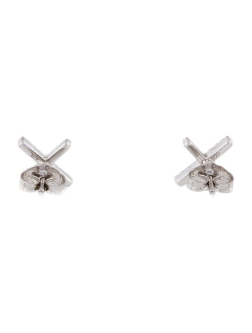 Adina Reyter Diamond X Stud Earrings