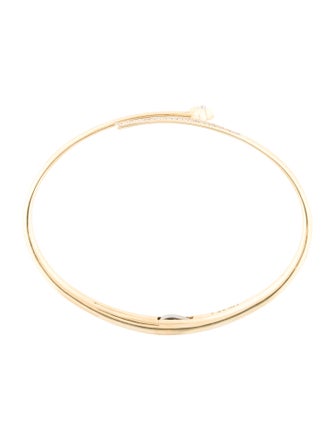 Adina Reyter 14K Diamond Pavé Shooting Star Hinged Cuff