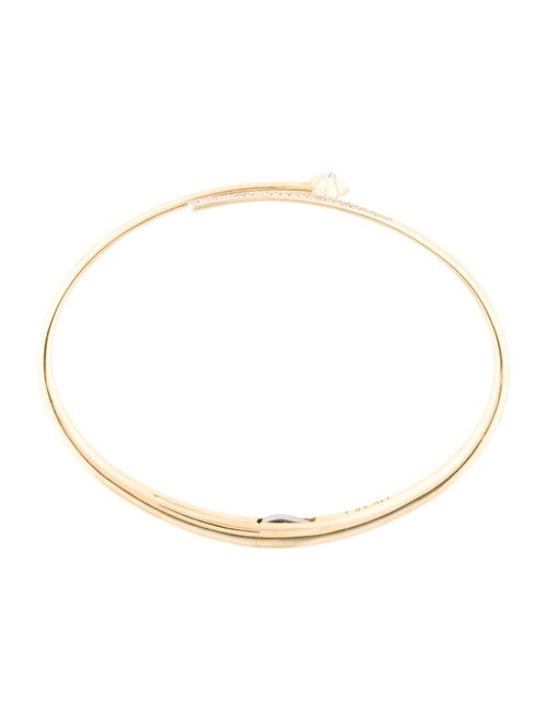 Adina Reyter 14K Diamond Pavé Shooting Star Hinged Cuff