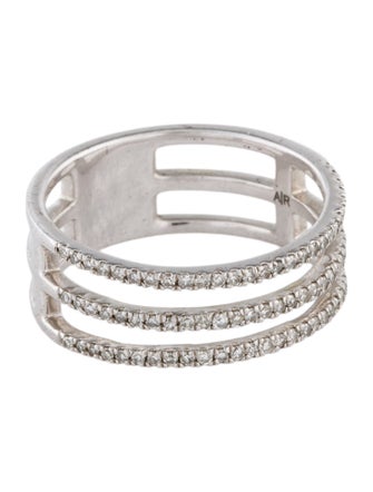 Adina Reyter Diamond Triple Row Ring