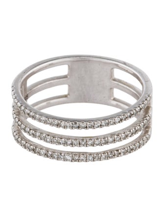 Adina Reyter Diamond Triple Row Ring