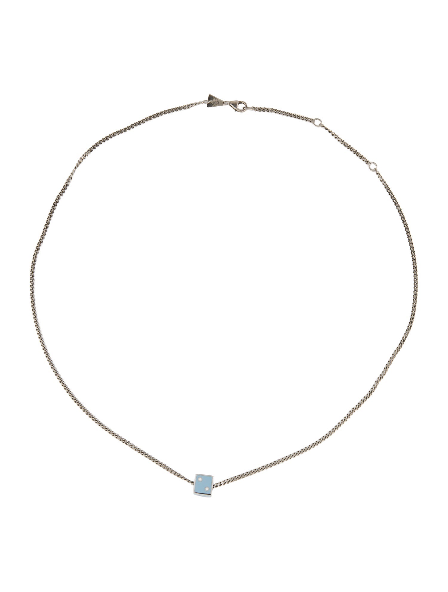 Adina Reyter Enamel Die Pendant Necklace