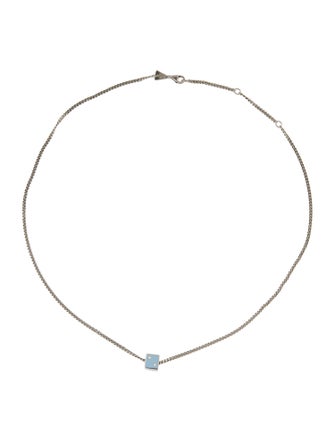 Adina Reyter Enamel Die Pendant Necklace