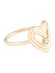 Adina Reyter 14K Diamond Groovy Heart Ring