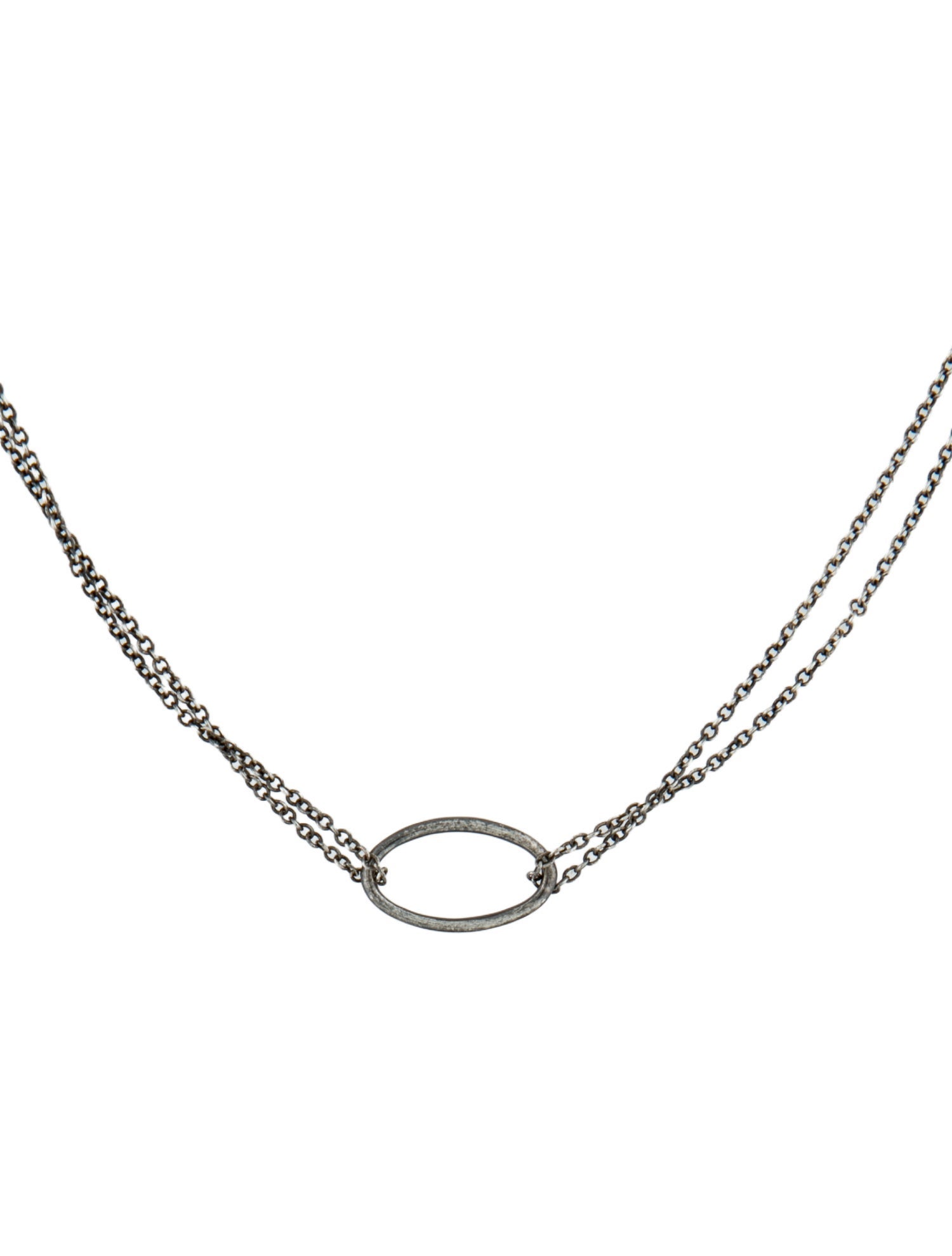 Adina Reyter Oval Pendant Necklace