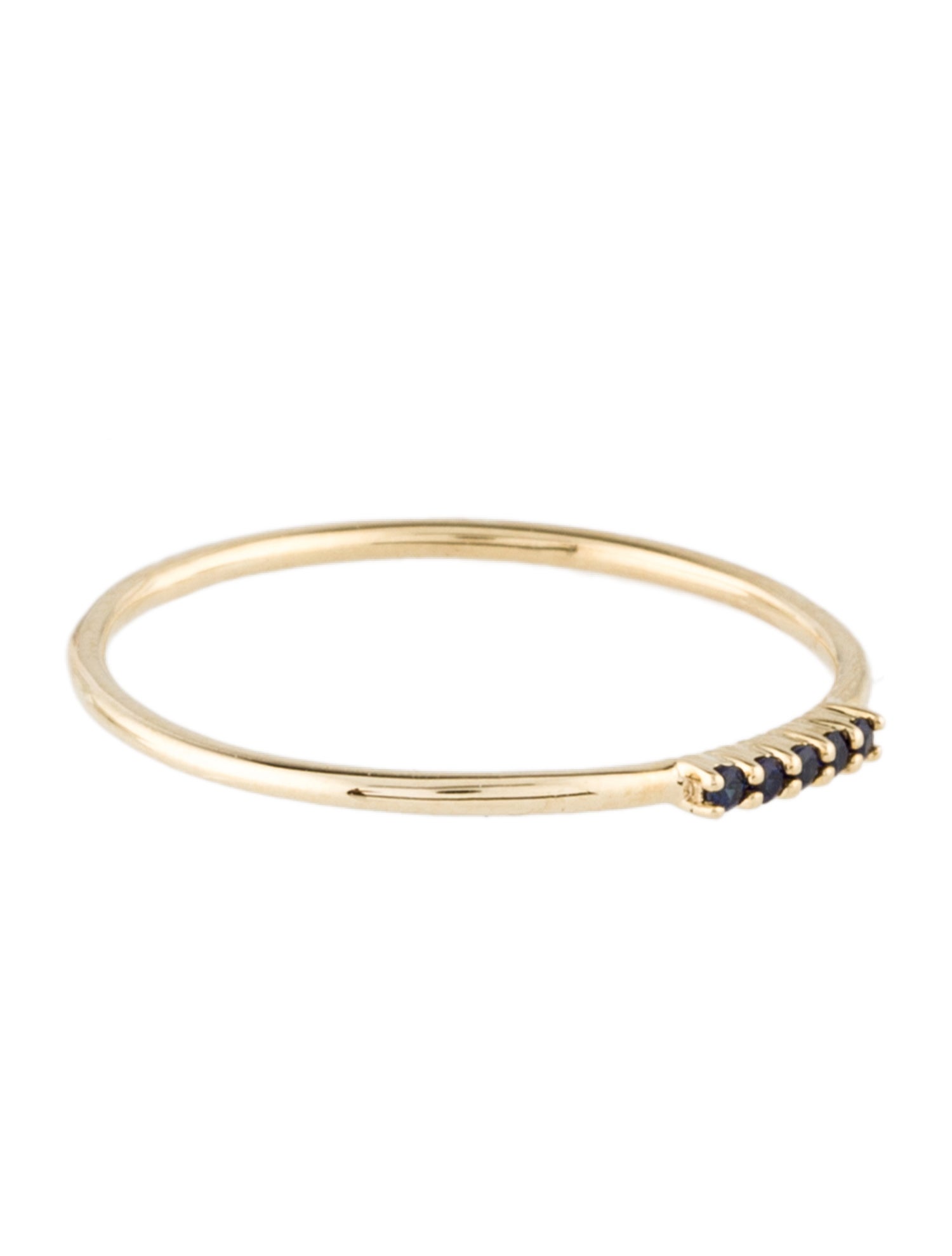Adina Reyter 14K Sapphire Dash Stacking Ring
